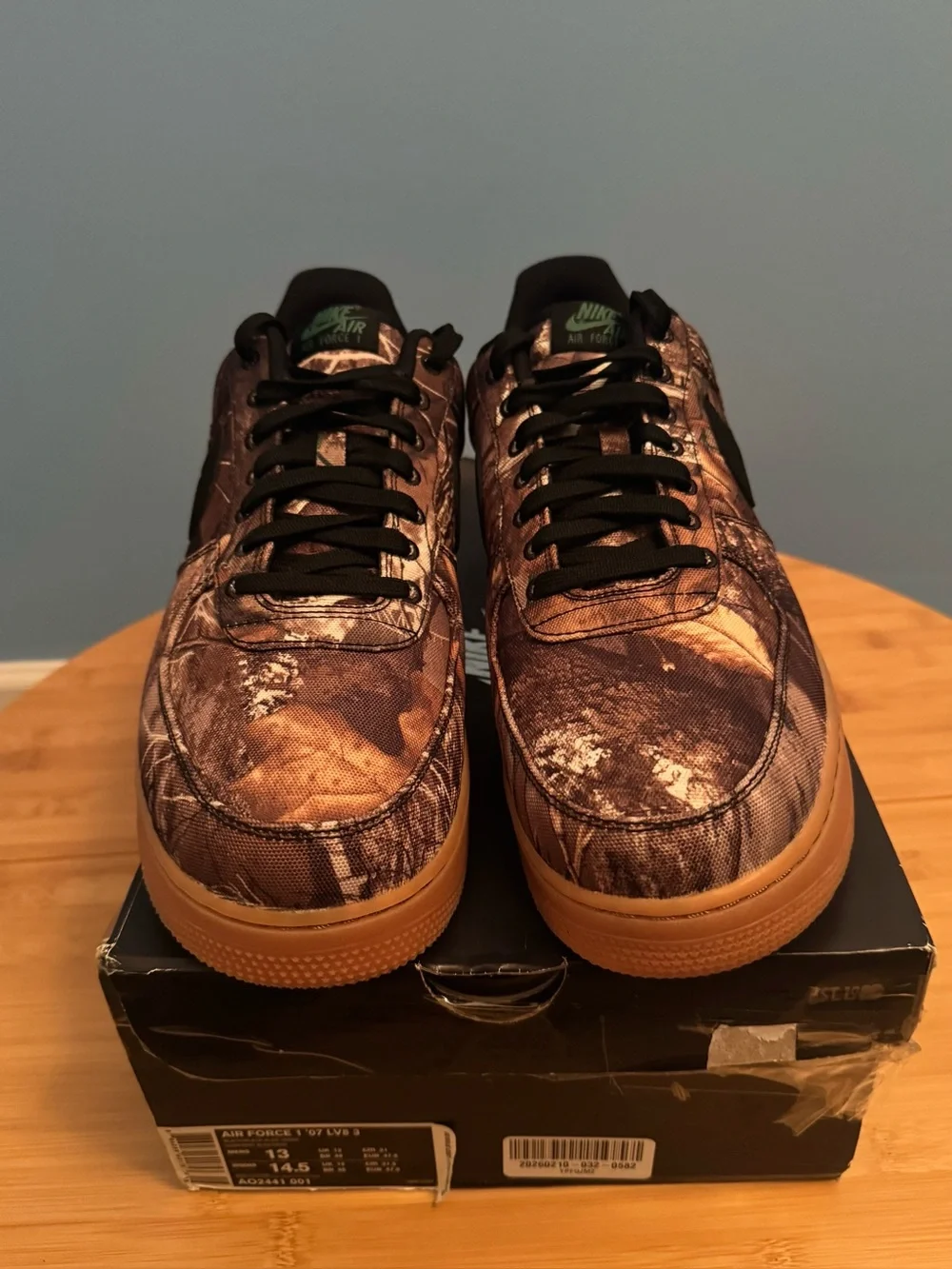 Nike Air Force 1 Low Realtree Camo Shoes - Men’s Size 13 - AO2441 001 - *RARE*